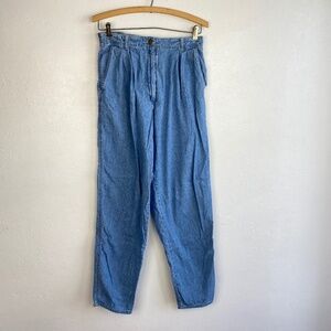 Vintage Woolrich Womens Jeans Waist 28" x 30.5" Baggy High Rise Pleated Front